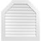 Ekena Millwork Octagonal Top Surface Mount PVC Gable Vent w/ 3-1/2"W x 1"P Standard Frame, 36"W x 38"H GVPOT36X3801SN - alternate 1